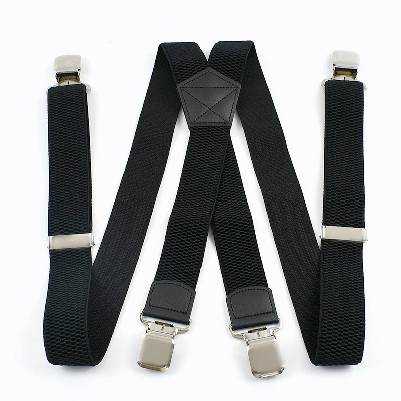 1 قطعة 3.5*120 سنتيمتر الكبار الرجال الحمالات 4 مقاطع حزام مطاط تسخير رجل الأقواس X-نوع الذكور حزام رياضي السراويل الشماعات اكسسوارات