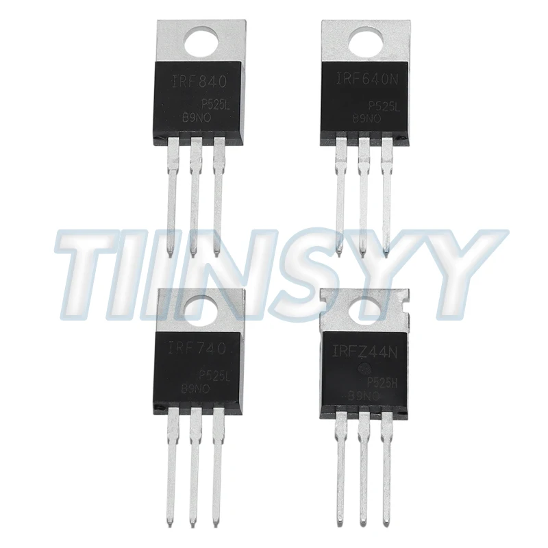 10pcs LM317T L7805 IRF640 IRF740 IRF840 IRFZ44N IRF3205 Transistor TO-220 Voltage Regulator L7805CV MOSFET IRF640N