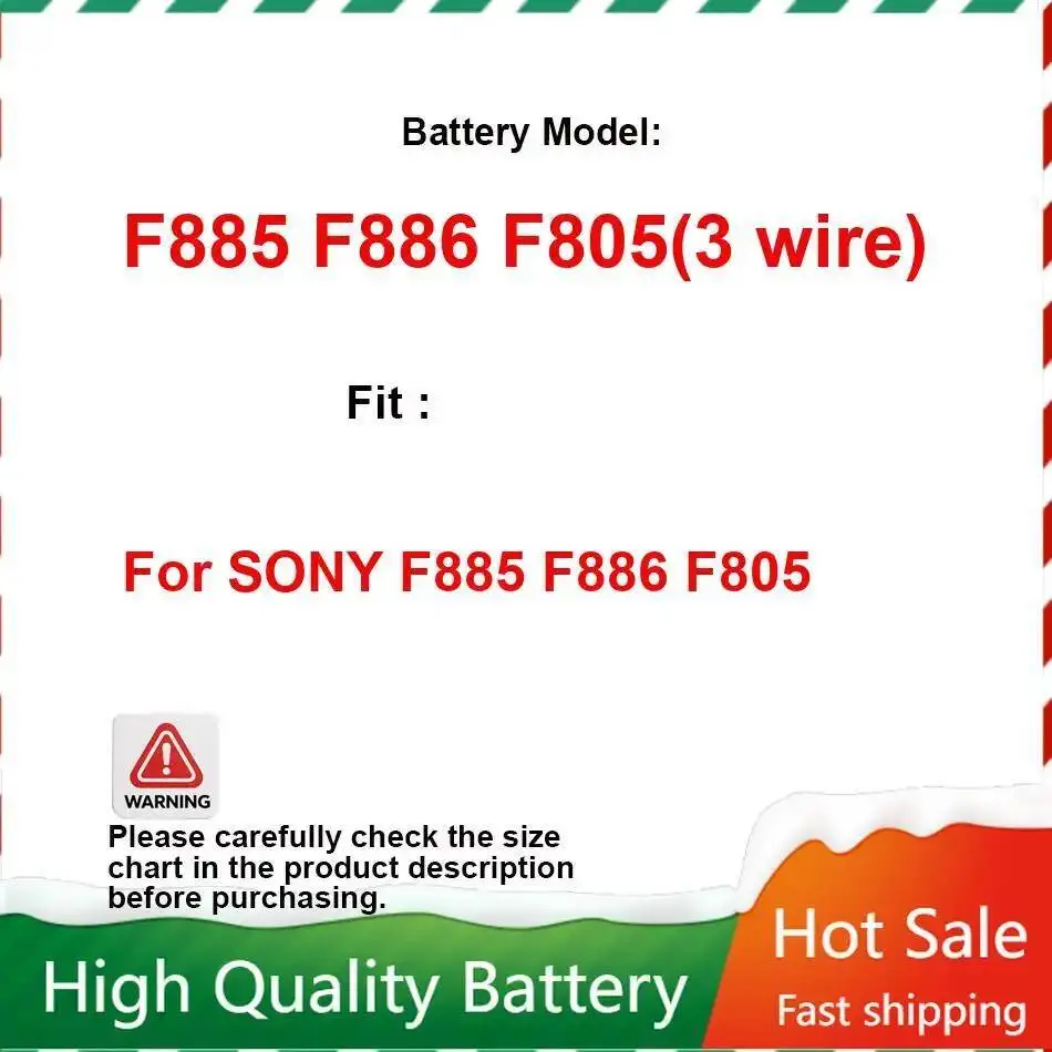 1300mAh LIS1494HNPPC MP3 Battery for SONY NWZ-F800 NWZ-F805 NWZ-F806 NWZ-A16 NWZ-A17 NWZ-F885 NWZ-F886 NWZ-F887 MDR-HW700DS
