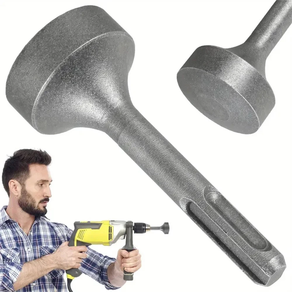 Ponteira de Aterramento de 85mm para Serviço Pesado - Broca de Aço Forjado com Acessório para Martelo para Instalação de Varões de Aterramento e Cercas