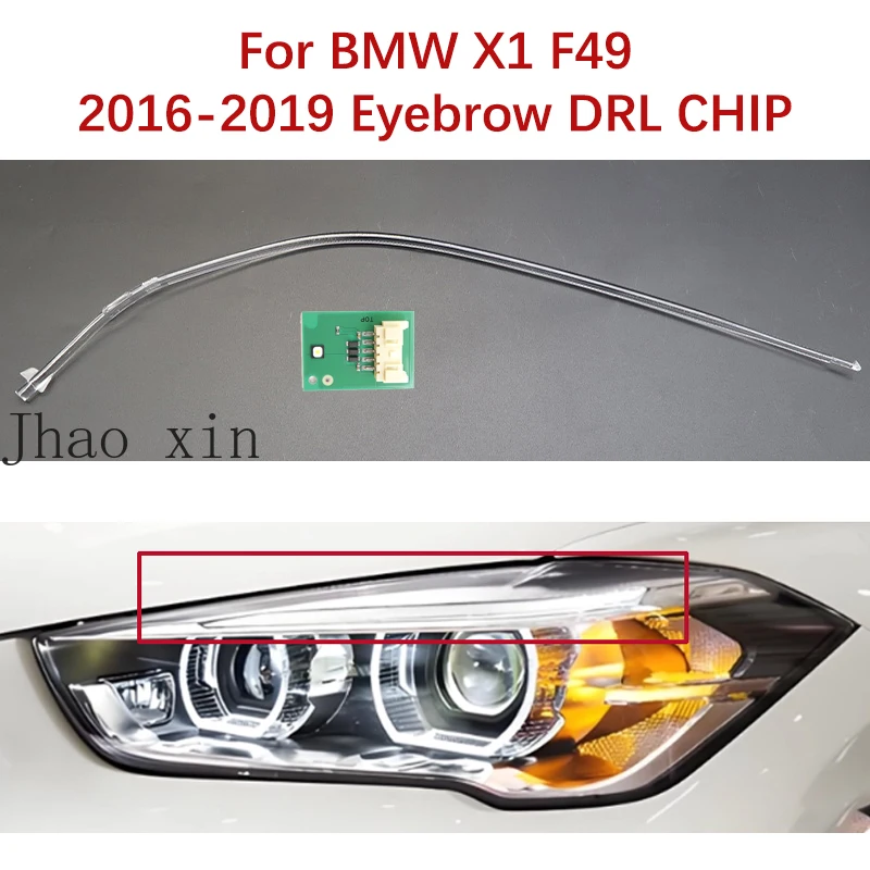 

Suitable for BMW X1 F49 Eyebrow 2016-2019 White Light Angel Eye Chip Lamp Tube Car Headlight DRL CHIP Ballast Light Guide Strip