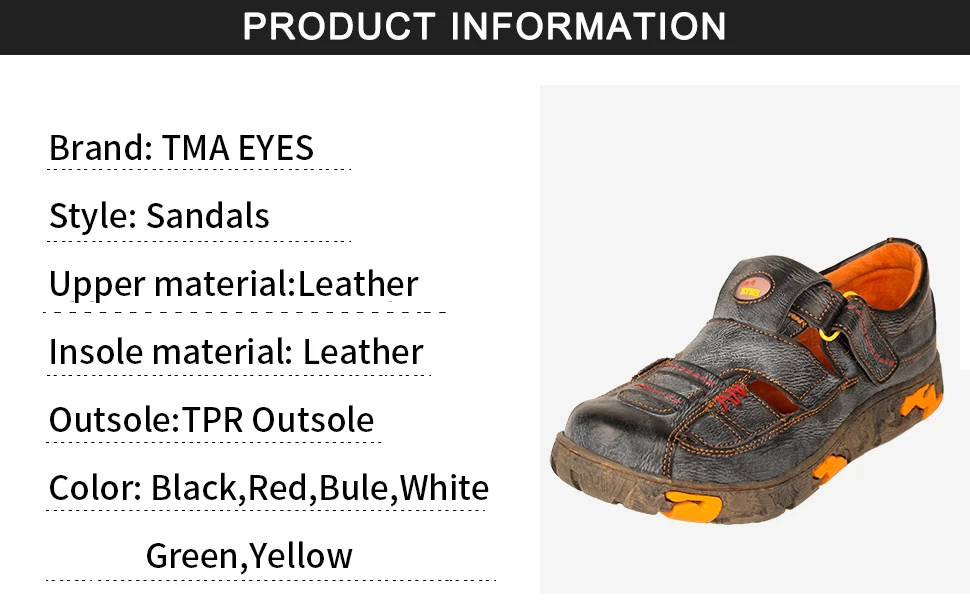 TMA AUGEN Nähgarn und Leder frauen Casual Sandalen – Detail 3