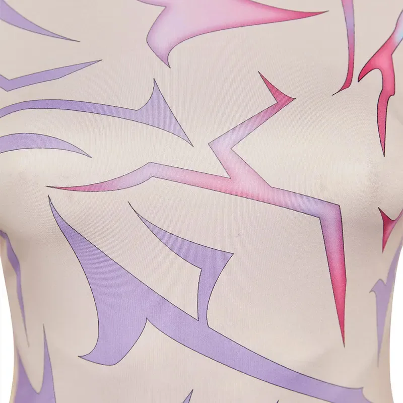 HUNTRX Rumi Jinu Cosplay Devil Tattoo Tops Costume Cartoon Demon Hunter of KPop Disguise Women Men Shirts Gloves Set Halloween - Image 5