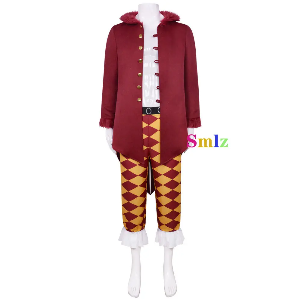 Anime Bartolomeo Cosplay Jackets Costume Man Red Trench Pants Halloween Christmas Party Uniform Set