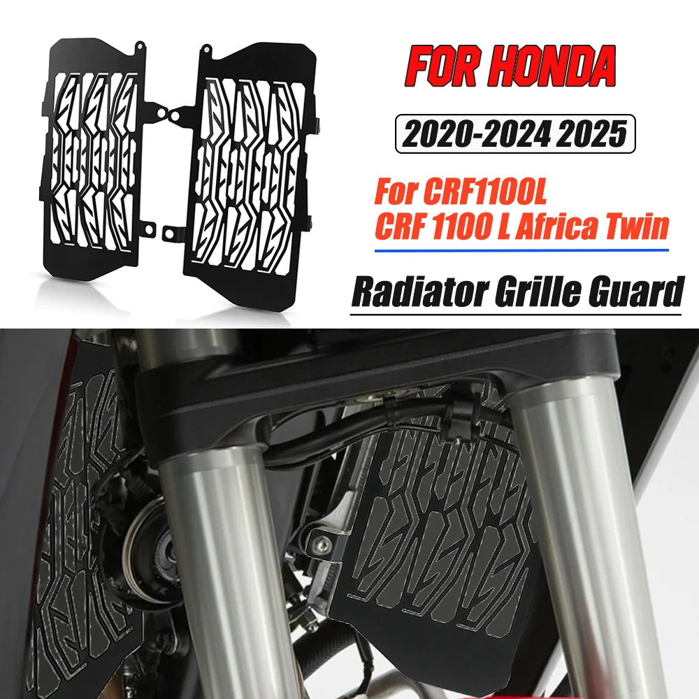 

Motocycle Radiator Grille Cover Water Tank Guard Protection FOR Honda CRF1100L CRF 1100 L Africa Twin 2020 2021 - 2023 2024 2025