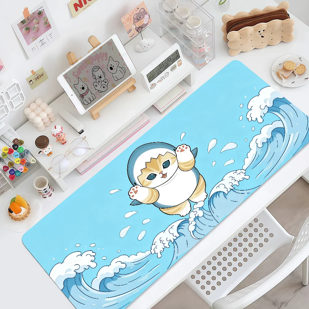 Cartoon Cat M-Mofusand Mouse Pad MousePad Non-slip Lockedge Office Student Gaming Thickened Large Funny Writing Pad Cushion