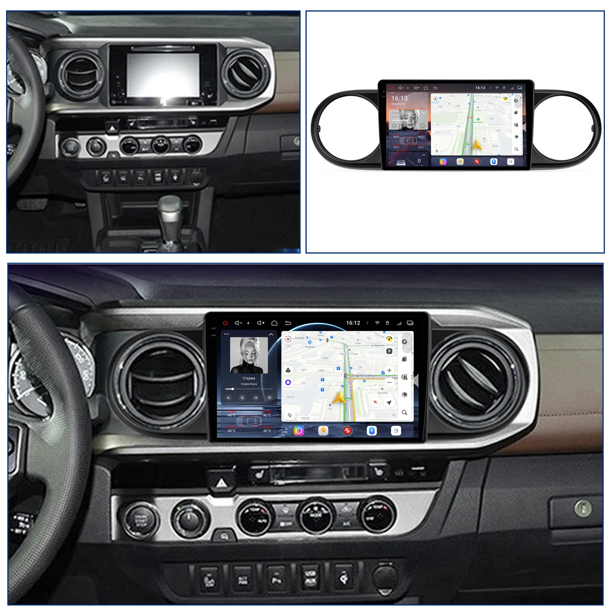 Redpower Crystal Sound 850 Pro Max Android Car Radio Player Screen for Toyota Rumion 2015 - 2021 CarPlay Bluetooth Hi-Fi