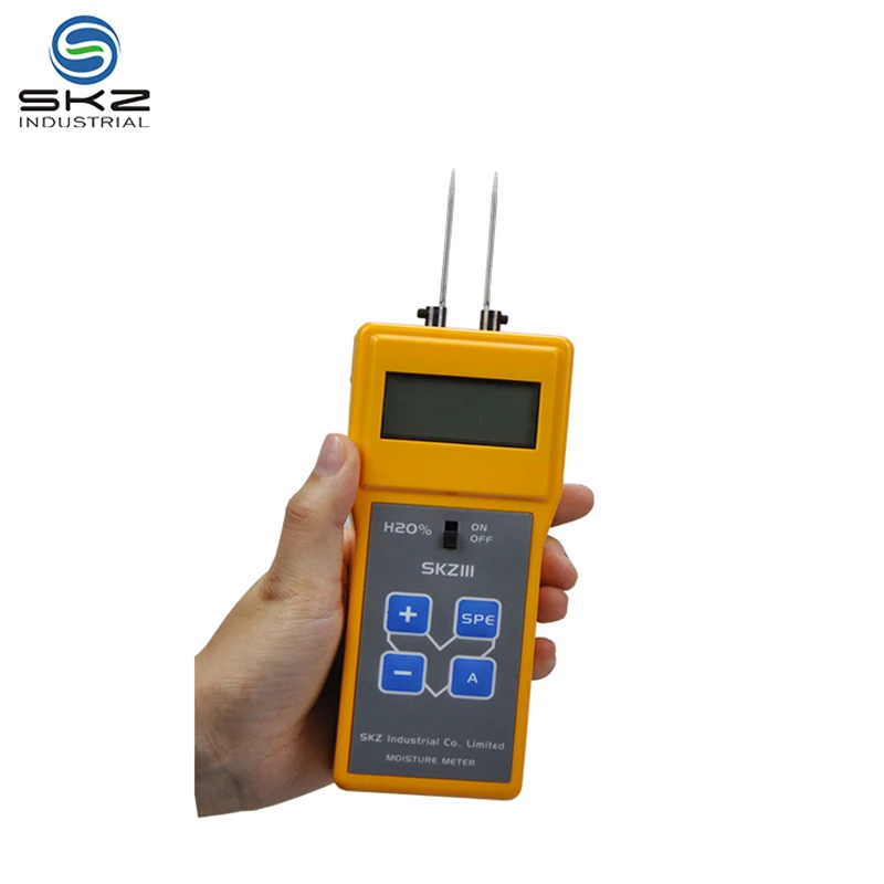 Digital Tester LCD Pork Beef Lamb Chicken Moisture Analyzer with SKZ111C Portable Meat Moisture Meter