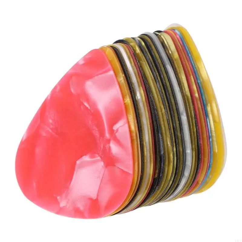 Y4UE Đàn Guitar Phím Plectrum Cao Cấp Các Loại Celluloid Phím Cho Đàn Guitar Bass Bật Nắp Dụng Cụ