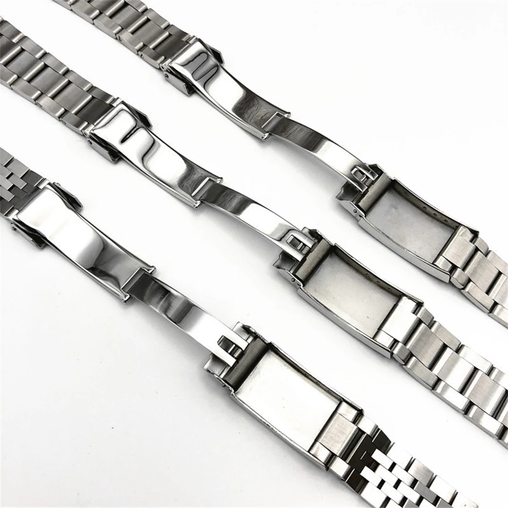 Stainless steel solid strap for Sxns80 Snxs79 Snxs79k Snxs77k Snxs73 series precision steel watch chain accessories