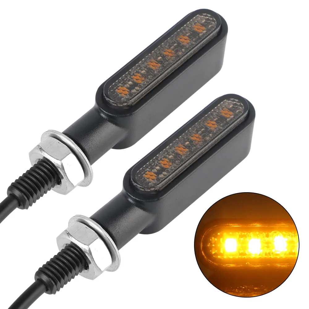 Turn Signal Indicator Universal Blinker Light 6LED 2Pcs Flasher Motorcycle