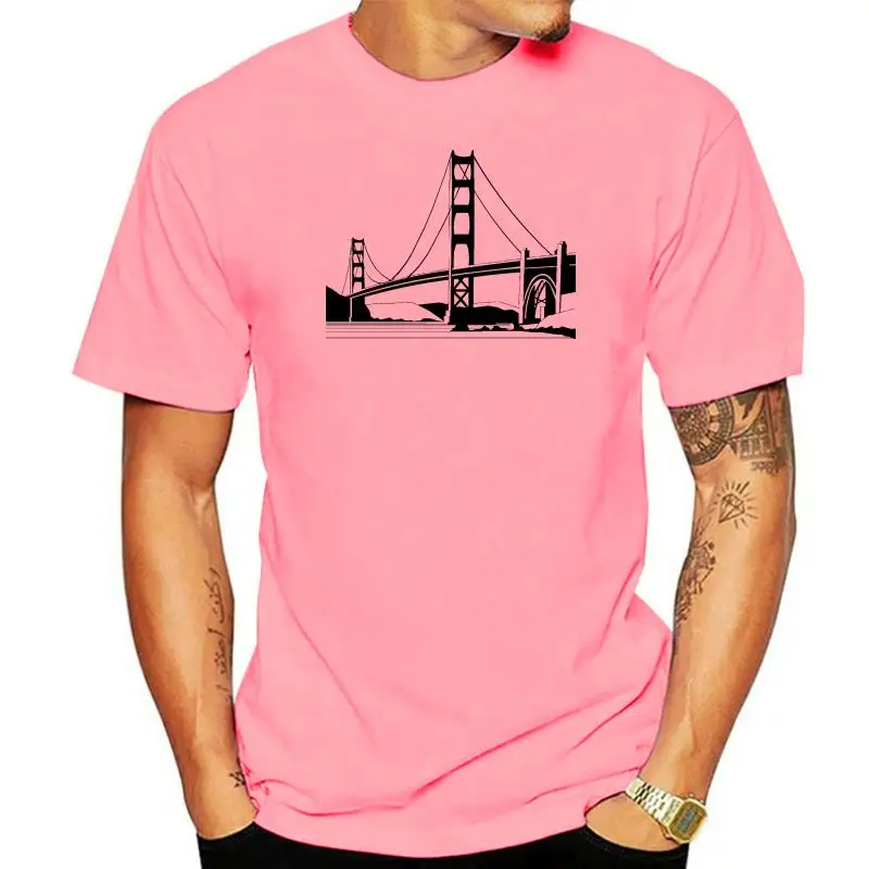 Golden Gate Bridge Unisex T-Shirt Breathable Tee Shirt