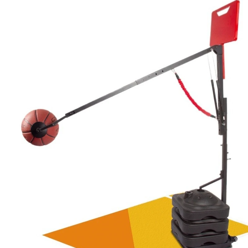 Basketball shooting trainer, hand-shaped posture aligner, shot return device, household auxiliary artifact