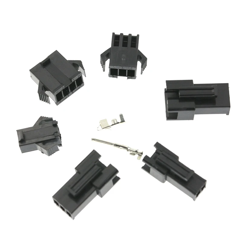 2.54mm Dupont Terminal Male/Female Pin SM2.54 Cable Plug 2/3/4 Pin Jumper Header Housing Wire Connector 480PcsJAS