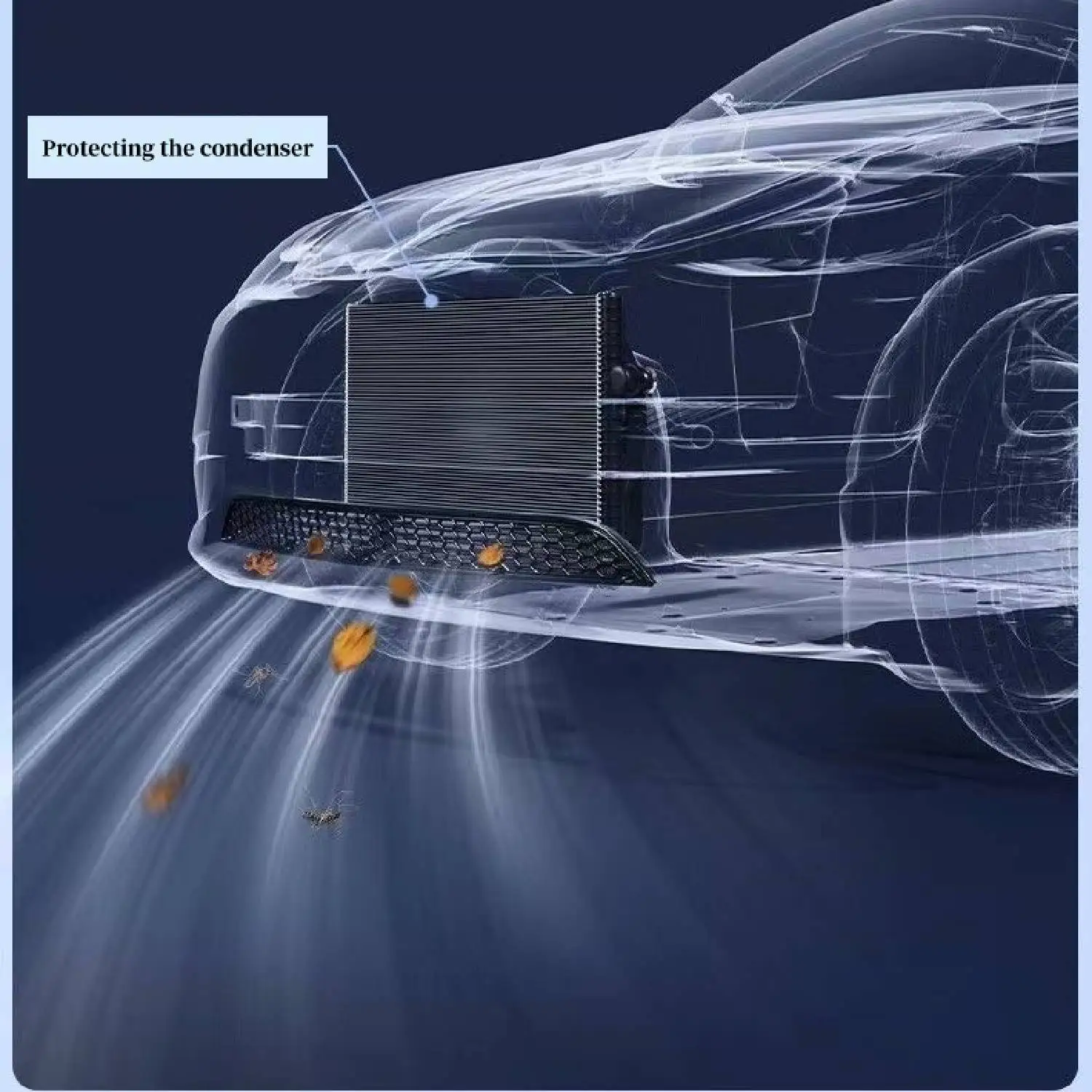 Per Tesla Model 3 Highland 2024 paraurti inferiore Anti insetto Net Anti antipolvere sfiato interno griglia anteriore in rete protezione paraurti