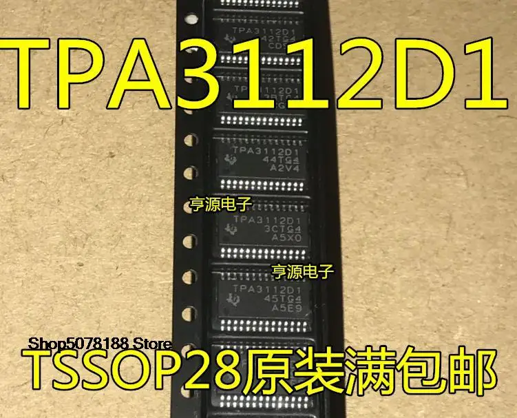 5pieces  TPA3112D1 TPA3112D1PWPR TSSOP-28 Original