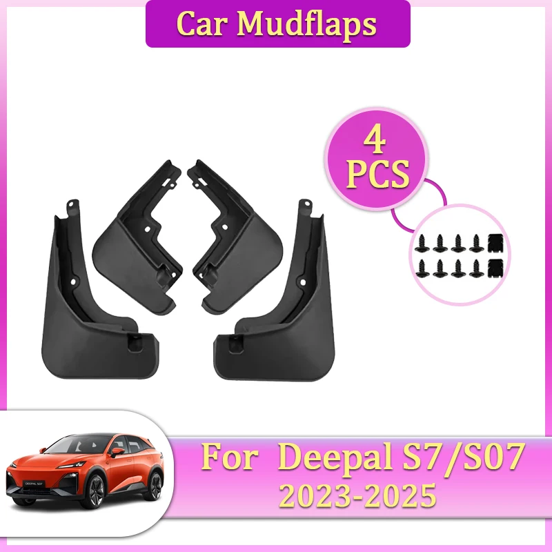 

Car Mudguards Parts For Deepal S7 S07 2023 2024 2025 Front Rear Wheel Car Mudflap Fenders Flare Cover Guard Auto Mud Accessories