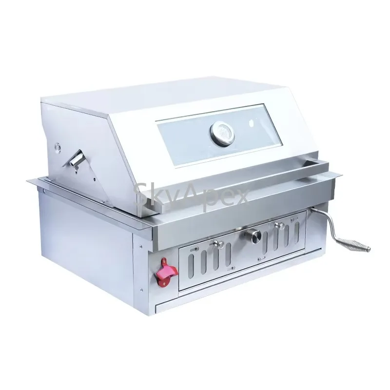 

New Arrival Professional Stainless Steel Built-In BBQ Charcoal Grill Non-Stick Grate AntiRust Heavy Duty for Outdoor Party Patio