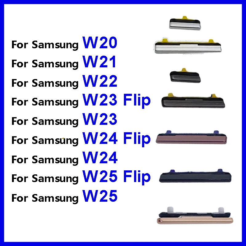 

Боковые клавиши, кнопка регулировки громкости вверх/вниз для Samsung W20 W21 W22 W23 W24 W25 Flip W2020 W2021 W2022 W7023 W7024 W7025Запчасти для ремонта