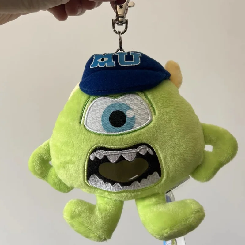 Monedero de Peluche Suave de Mike y James P. Sullivan de Disney Monsters University, Tarjetero, Estuche para Auriculares, Adornos Colgantes, Regalo para Amigos