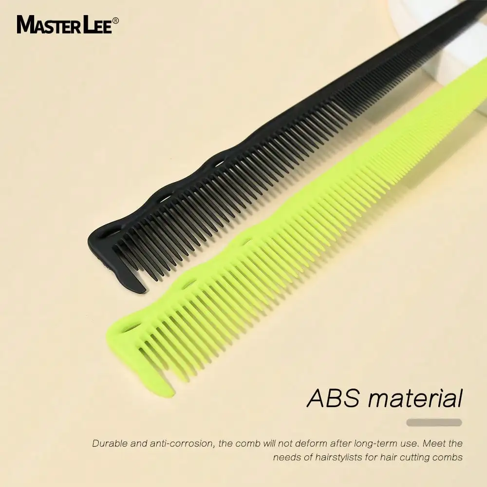 

1pc MasterLee Anti-Static Fine-Tooth Comb, Ultra-Thin High-Temperature Resistant Material, Haircut Accessory Comb, Hair Styling Tool Comb, Salon Haircutting Comb, Cutting Comb