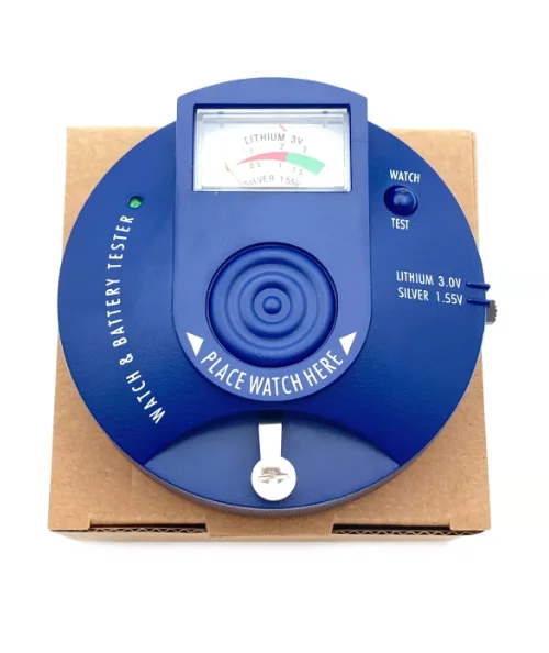 Trendquartz Quartz Movement Tester Circular Watch Battery Pulse Tester 1.5V 3V Button Cell Analyzer