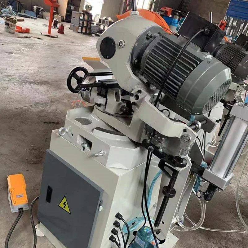 High quality 90 degree square pipe corner cutting machine manual profile pipe cutting machine image 5