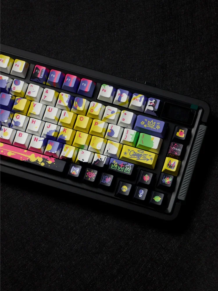 Imagem -03 - Dyson Print Pbt Keycaps Perfil Cereja para Teclado Mecânico mx 141 Teclas 61 64 68 80 84 980 108 Layouts