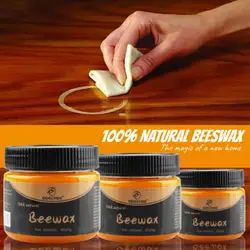 80g Natural Beeswax Wood Polish Wooden Furniture Polishing Care Cream Natural Pure Wax For Solid Wood Floor Clean Maintenance