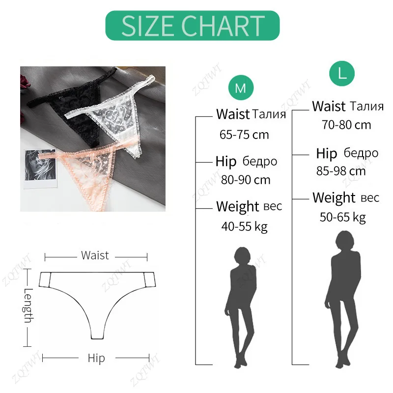 Embroidery Heart Sexy Girls Panties Women Briefs Thong Lace G String Underwear Thin Transparent Female Low Waist Lingerie