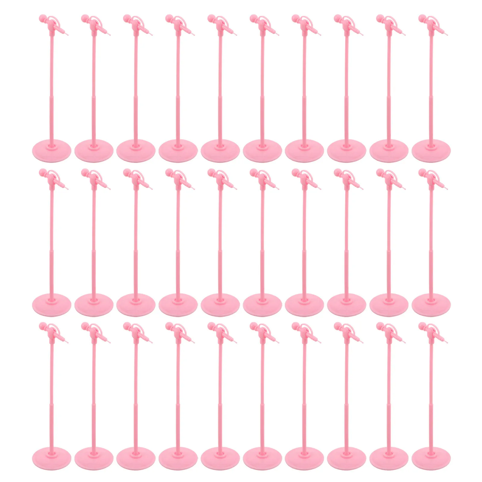 

25 Pcs Children's Mini Microphone Small Plastic Dollhouse Miniature Accessories Toddler