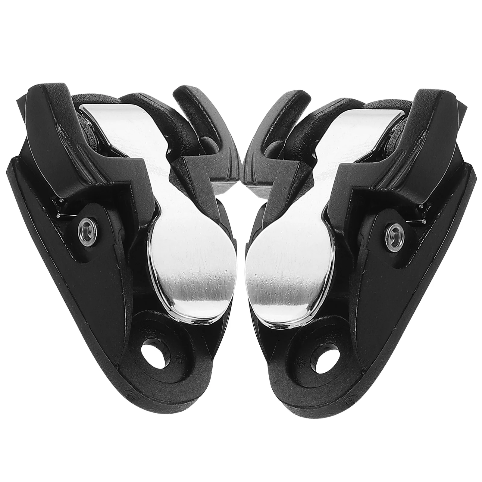 2pcs Roller Skate Accessories Black Replacement Buckle for Inline Skating Universal Fit Adjustable Fixing Parts Lightweight