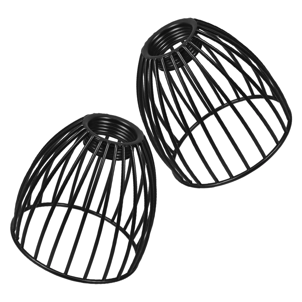 

2pcs Birdcage Lampshade Mini Iron Vintage Metal Cage Light Cover For Home Bedroom Dining Room Decor Replacement Shades Ceiling