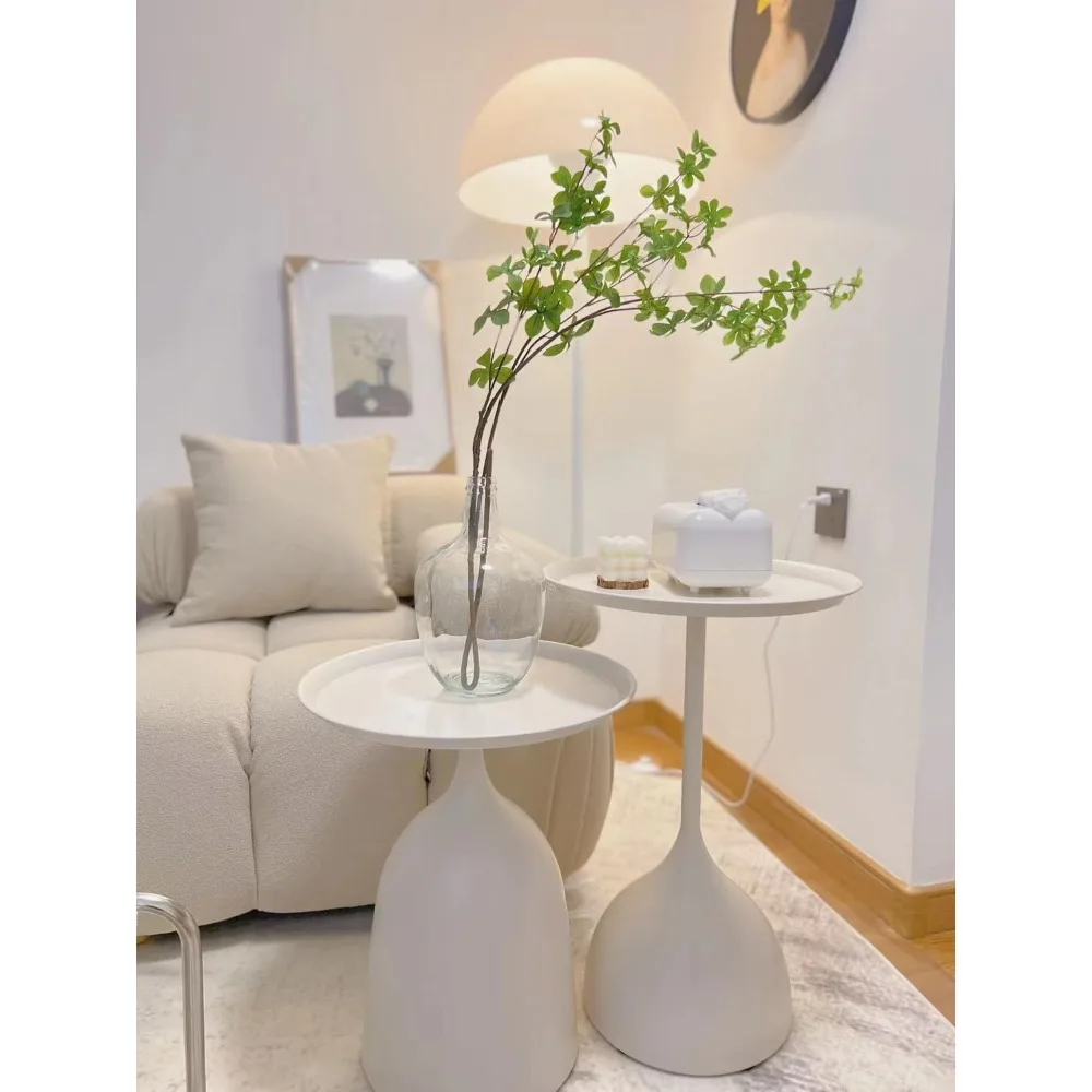 Side Tables Nesting Tables Round Side Set End Set Modern Bedside Set Livingroom Sofa
