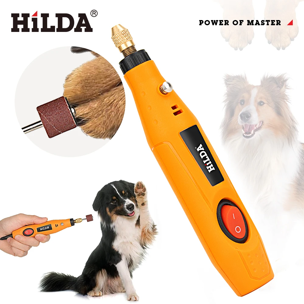 HILDA 12V Mini Drill Grinder Engraving Pen Electric  Rotary Tools Kit Engraver for Grinding Polishing Woodworking