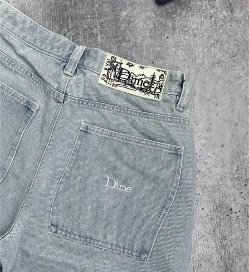 Shorts jeans com alfabeto para homens e mulheres, hip hop, pé largo, Y2K, tendência de rua, harajuku, verão, novo, 2024, 2000s