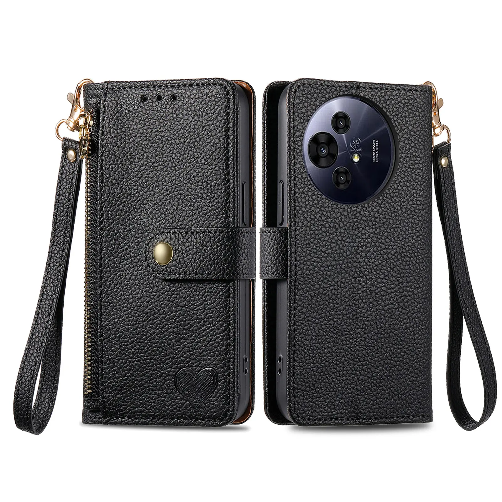 

Flip PU leather RFID anti-theft brush wallet For TCL 50 Pro NxtPaper 6.8" Fall prevention Many Card Slot With Lanyard Phone Case