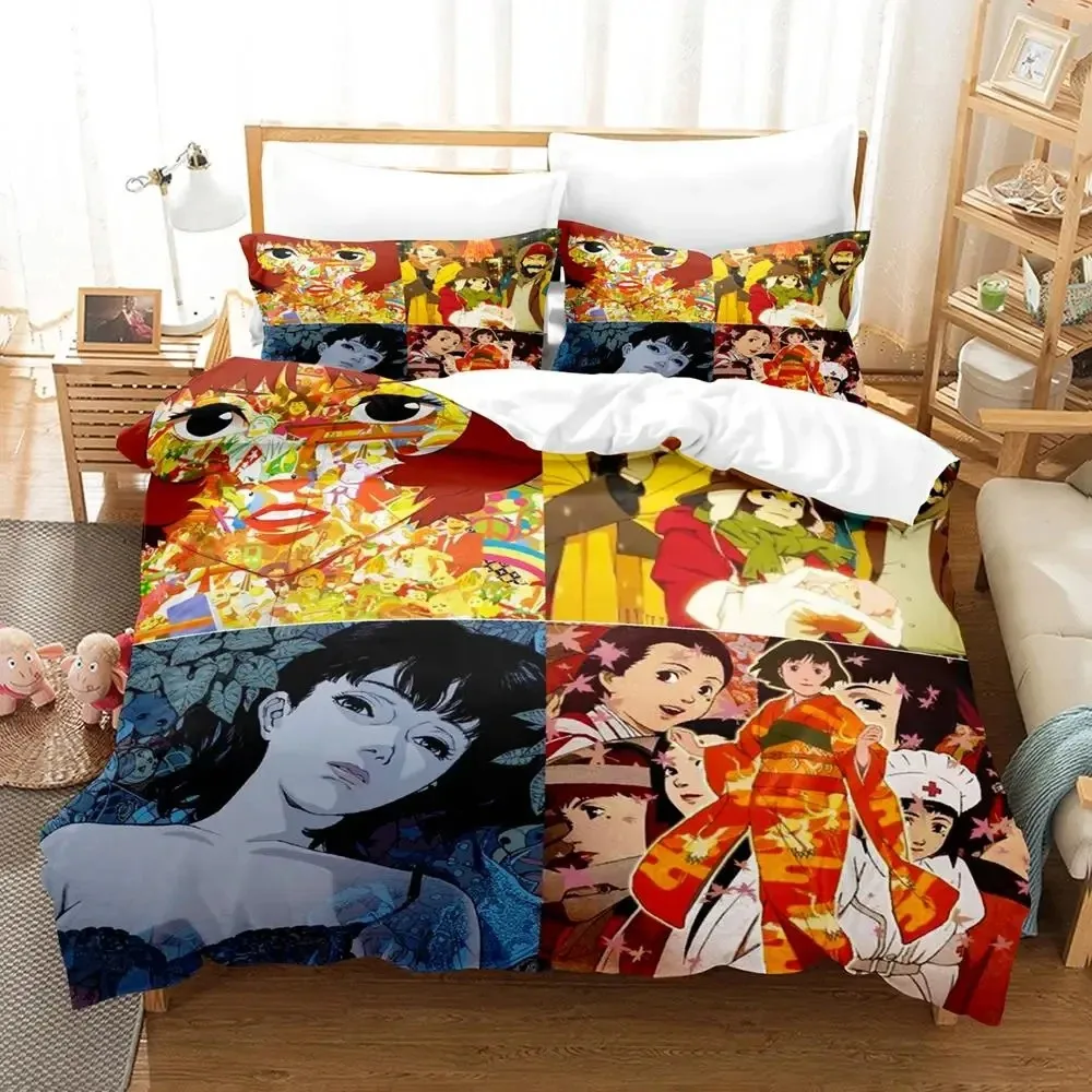 

Anime Art of Satoshi Kon Comfortable Duvet Quilt Cover Pillowcase Bedding Set Children Bedroom Decoration Home Textile
