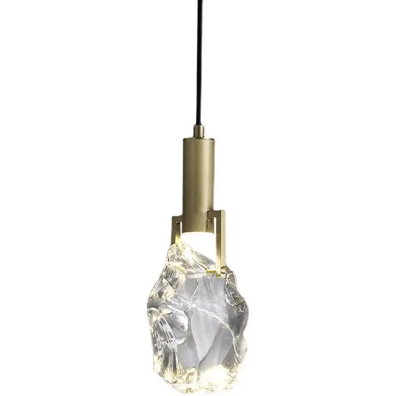

Italian minimalist crystal chandelier simple modern living room bedroom dining room light background wall light luxury chandelie