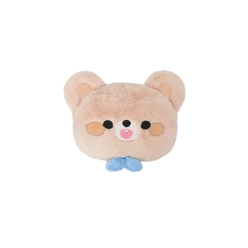 Poduszka pod szyję do samochodu urocza pluszowa kreskówka kokardka niedźwiedź podróżna poduszka podróżna szyi poduszka zagłówek Kawaii akcesoria do wnętrza samochodu — zdjęcie 6