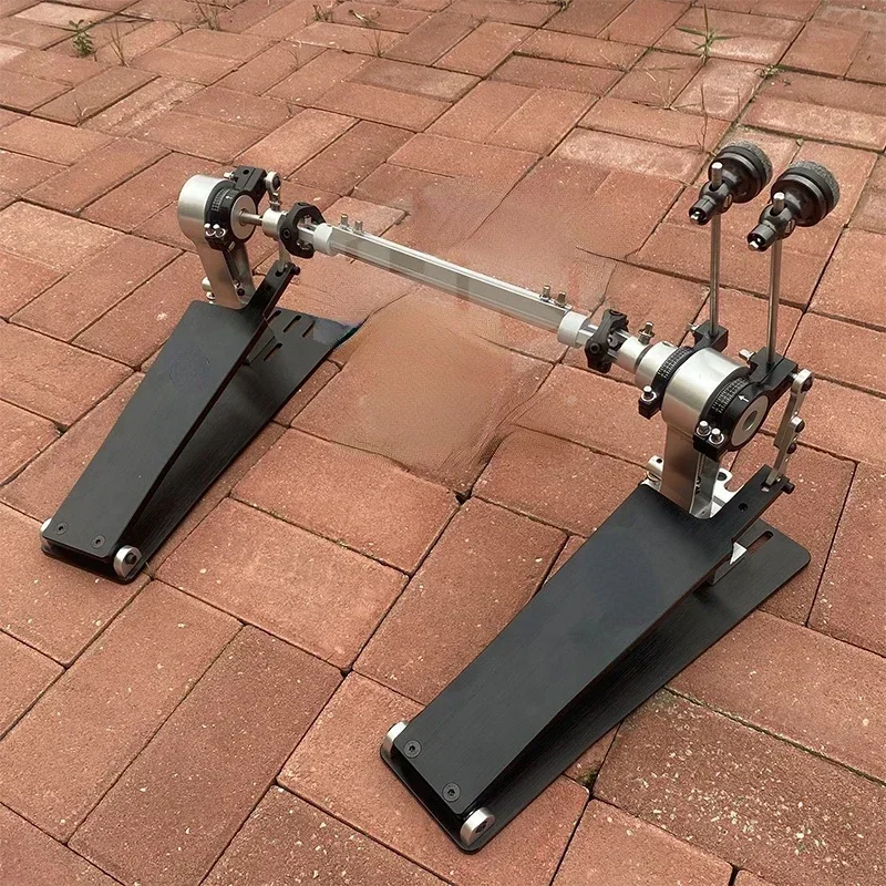 Long board Speedy Direct drive shaft CNC cutting Craft jazz pedal Aluminum alloy powerful Twin Pedal kick bass drum double pedal