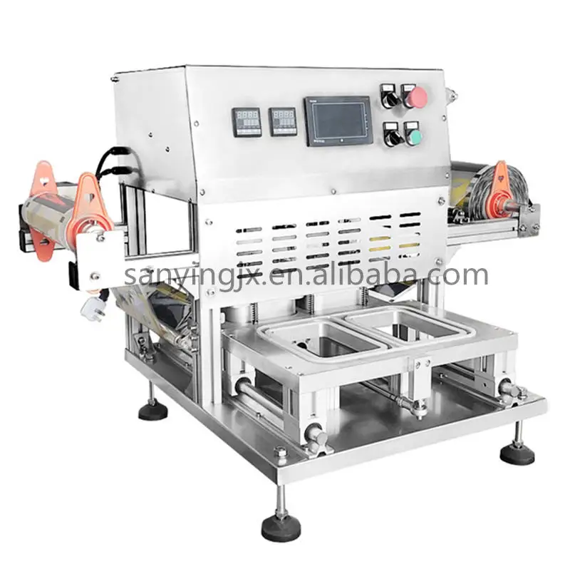 1 Out of 2/3/4/8 Cups Come Out Automatic Commercial Bubble Tea Cup Sealer Tray Sealing Machine