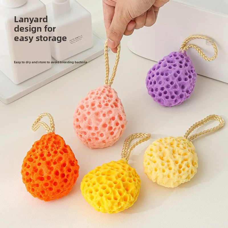 

Soft Mesh Shower Sponge Ball Nylon Baby Cleaning Brush Shower Foam Body Cleaner Exfoliating Scrub Shower Ball Bathroom Products
