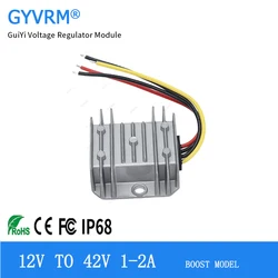 DC-DC 12V to 42V 1A 2A Boost Converter 9-30V to 42V 2A 84W DC Transformer 12V to 42V Step-up Model