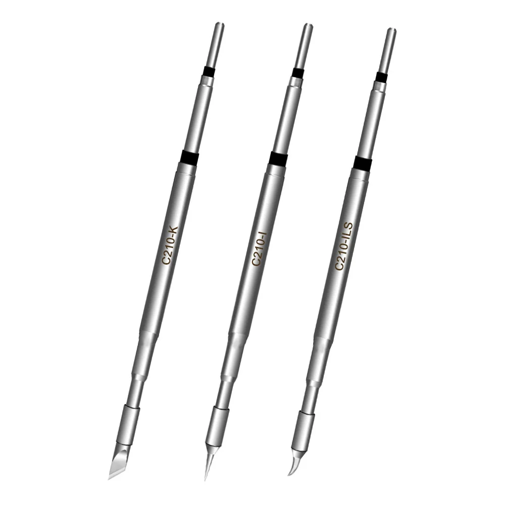 

YUANPIN Soldering Iron Tips C210-006/028/031/027 Lead Free Heating Core Compatible JBC Sugon Aifen Aixun Handle Solder Iron