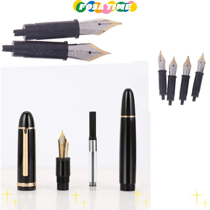 

0.38mm/0.5mm/0.7mm/1mm Jinhao EF/F/M 82 88 95 100 Metal Pen Nibs Replaced #5 Fountain Pen School Office Supplies