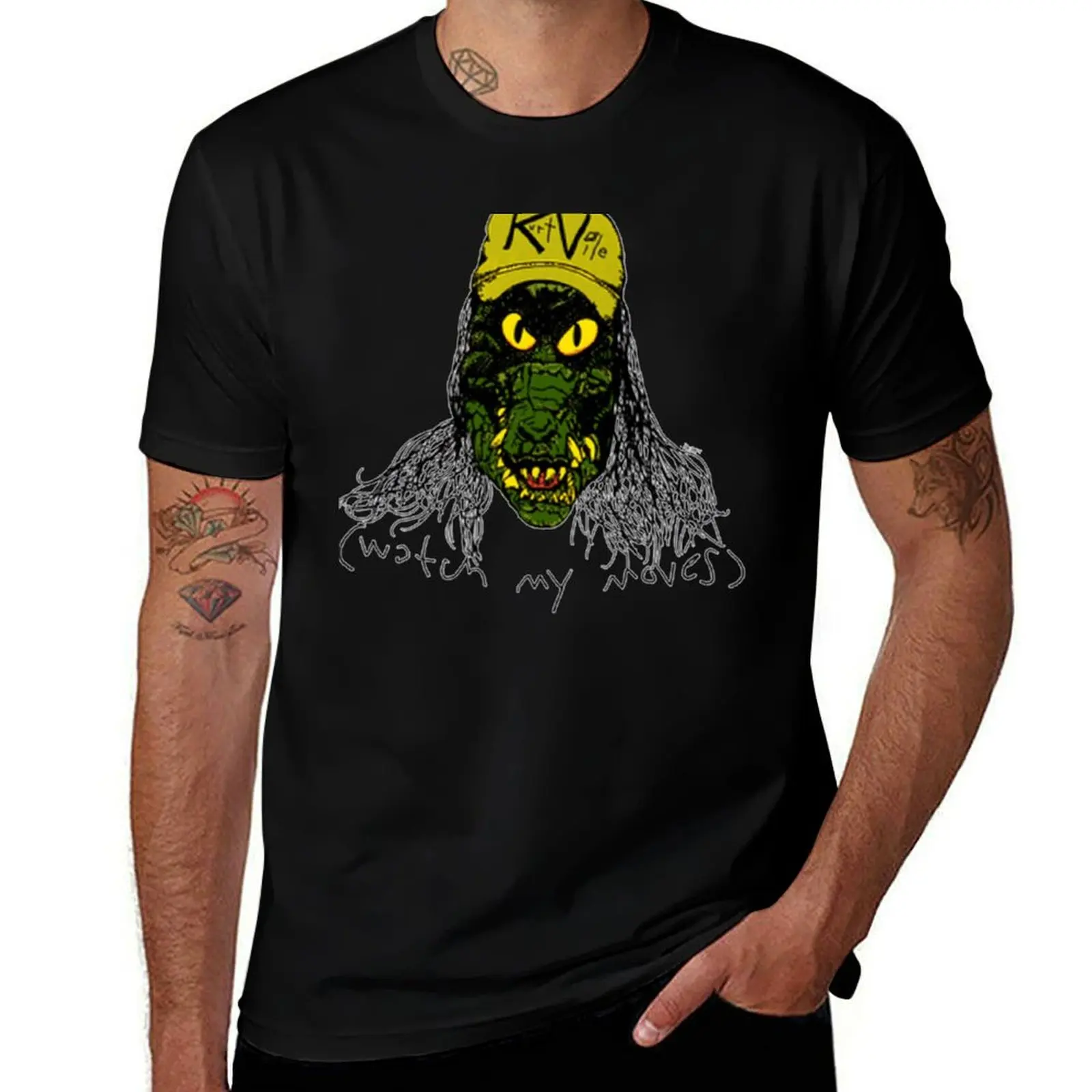 

Kurt Vile watch my moves Classic T-Shirt funny gifts plus sizes luxury t-shirt oversize t-shirts man Men's t-shirt