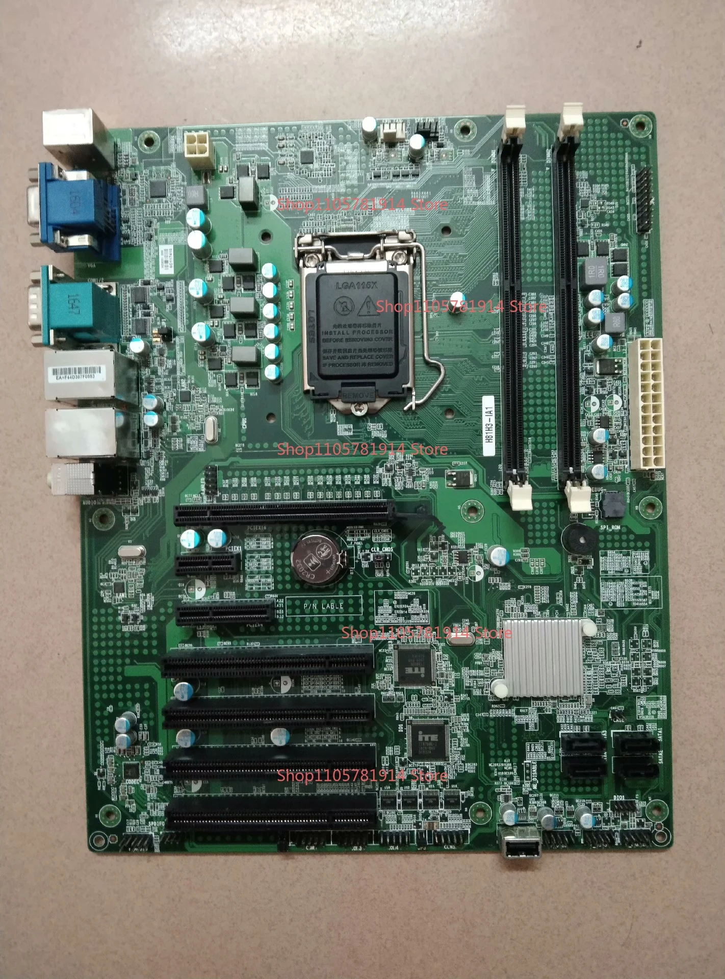 For H81H3-IA1 Dual Network Interface Card Industrial Control Main Board, 1150 Pins