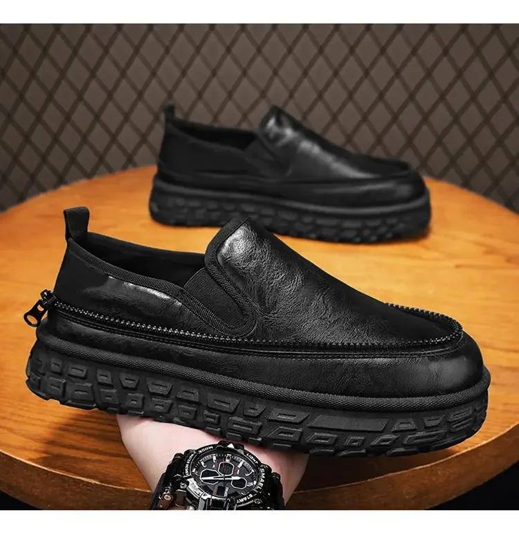 

Новые кожаные повседневные туфли ручной работы, обувь в корейском стиле, мужская обувь и модные кроссовки для мужчин.