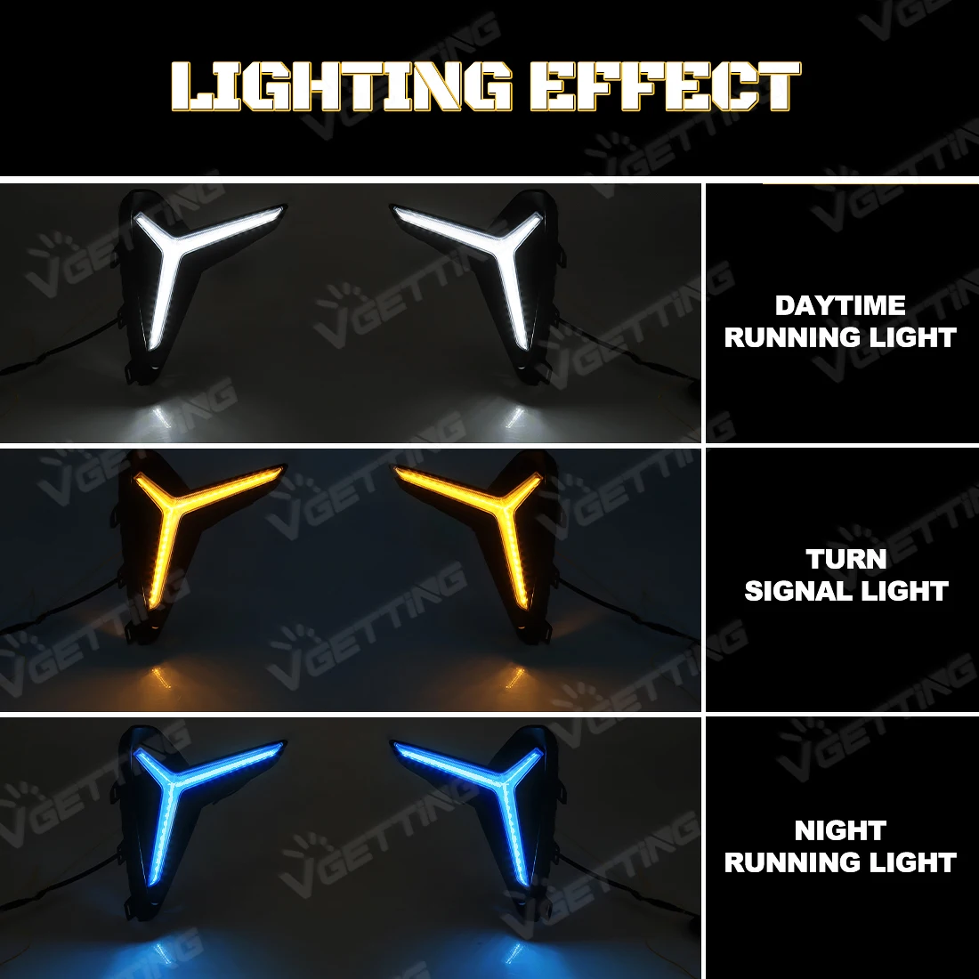 DRL For Geely Emgrand EC7 DIHAO Proton S70 2021 2022 2023 2024 Led Daytime Running Lights Turn Signal Fog Lamps Car Accessories